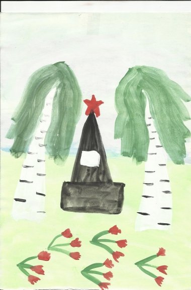 Неизвестный солдат детские рисунки