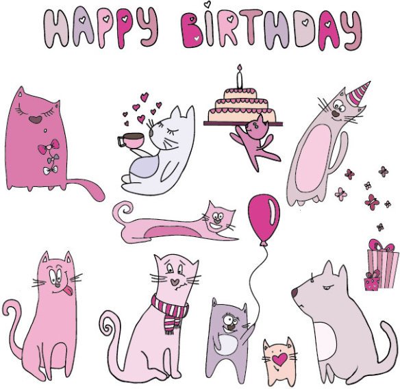 С днем рождения котики