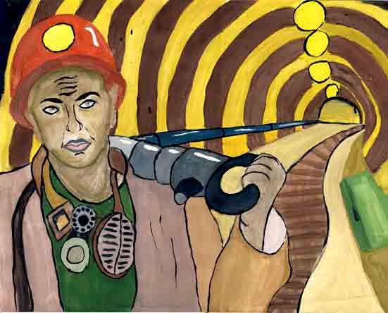 Шахтерский труд глазами детей