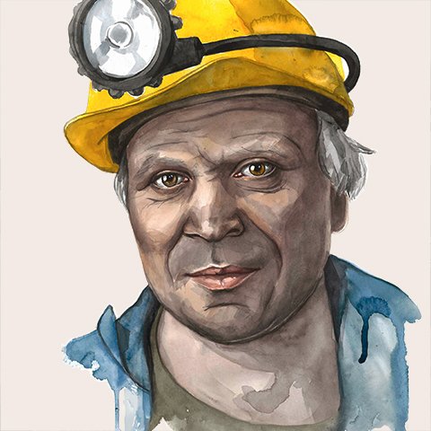 Рисунок ко Дню Шахтера