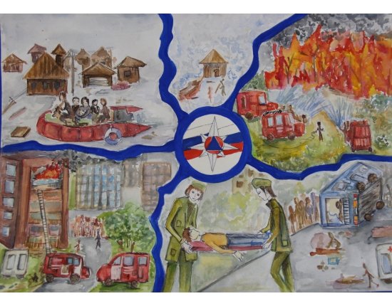 Гражданская оборона рисунки