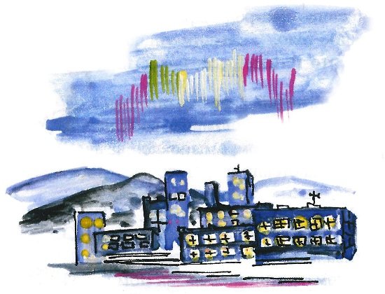 Детские рисунки завода