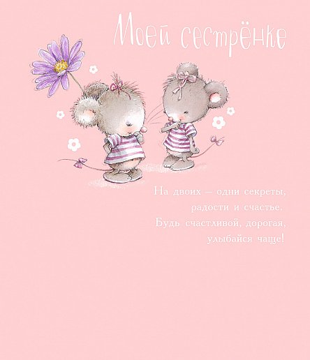 С днём рождения сестра