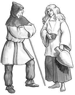 Одежда средневековых крестьян в Европе