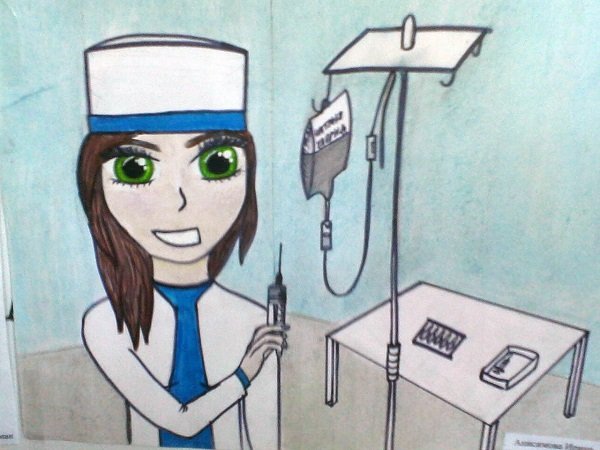 Рисунки на день медработника (39 фото)