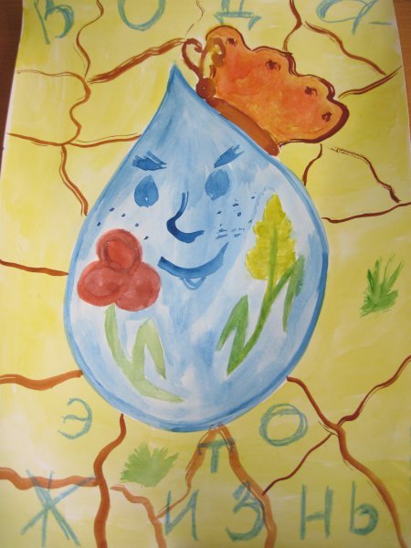 Всемирный день воды рисунок