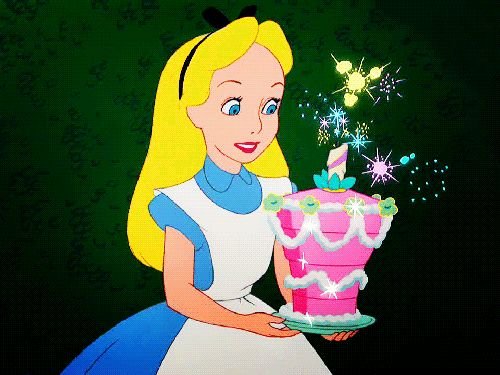 С днем рождения Алиса в стране чудес