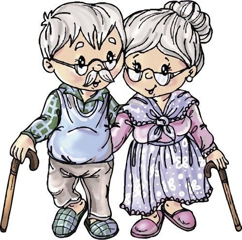 Бабушка рисунок