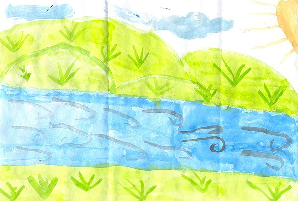 Рисунок на тему мир воды