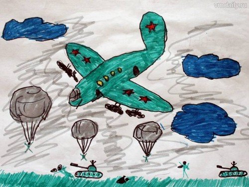Авиация глазами детей