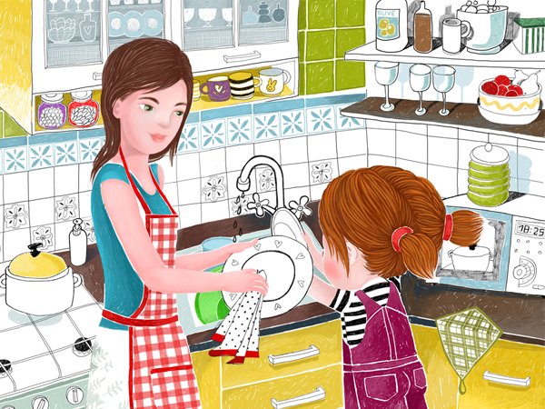 1 День из жизни мамы