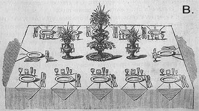 Зарисовка праздничного стола