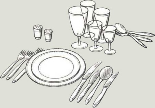 Рисование праздничный стол