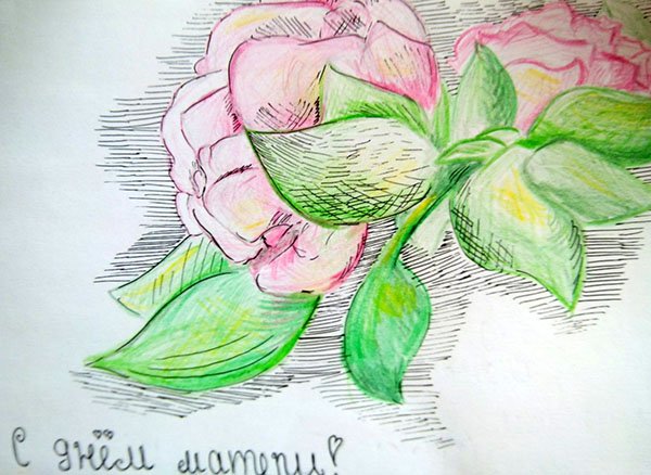 Необычные рисунки ко Дню матери