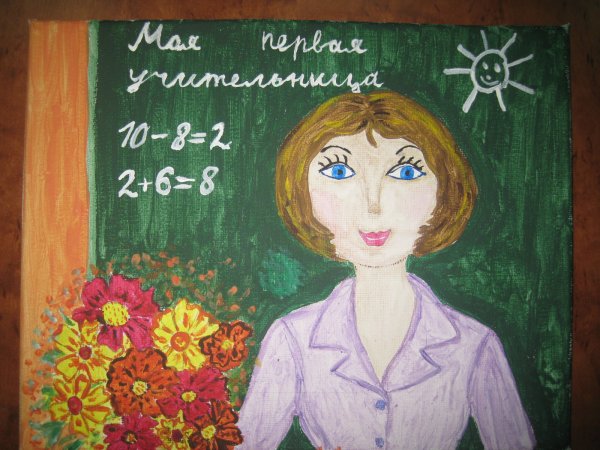 Рисунки на день учителя в школу