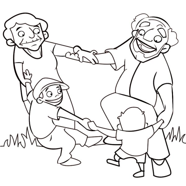 Разукрашки для дедушки