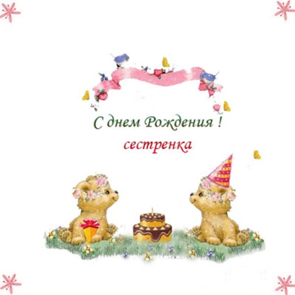С днём рождения сестра