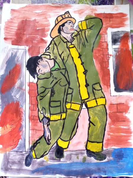 Рисунок ко Дню МЧС