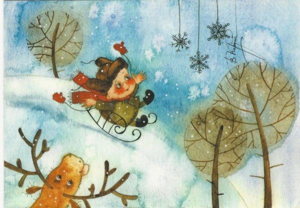 Виктория Кирдий художник зима