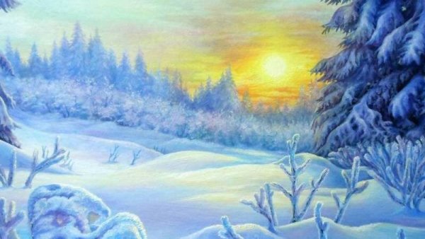 Солнечная Сказочная зима