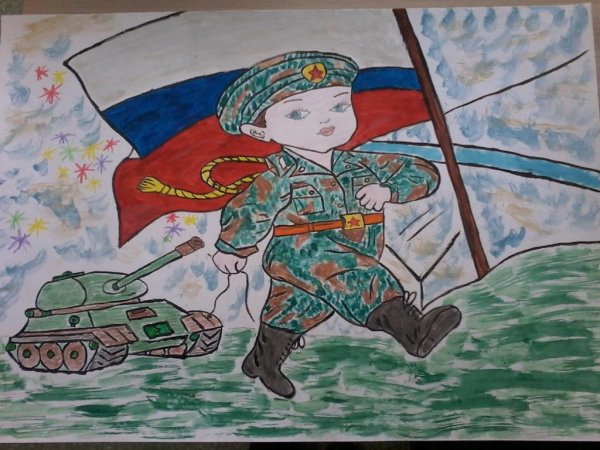 Рисование защитники Отечества