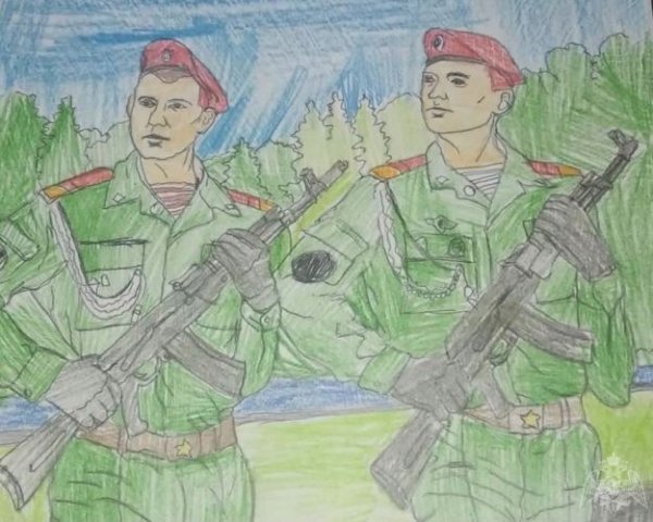 Росгвардия глазами детей