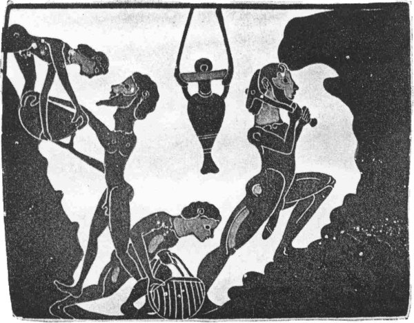 Рабы на рудниках в древнем Риме