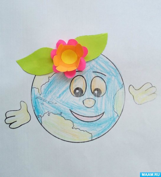 Аппликация день земли