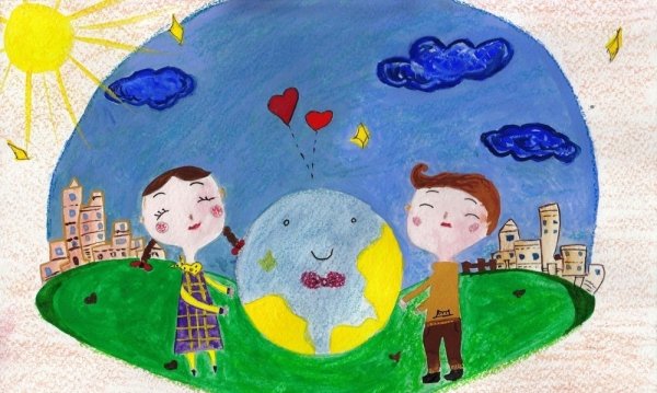 Земля наш дом рисунки