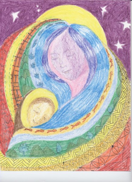 День матери земли рисунок