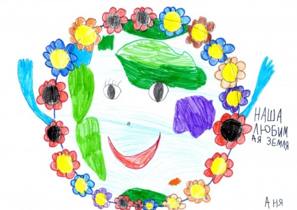 Международный день матери земли рисунки детей