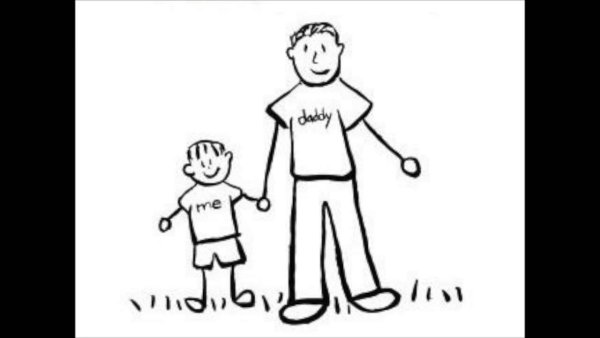 Раскраска папа