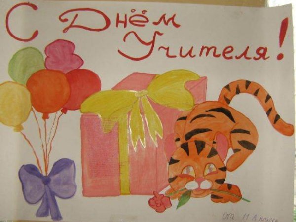 Рисунки на плакат с днем рождения