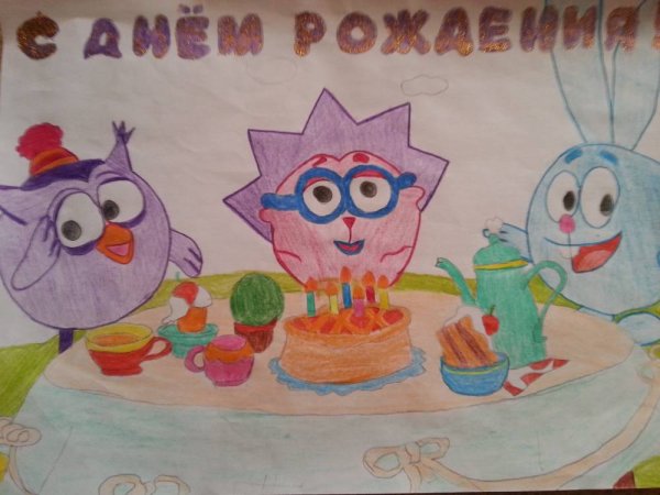 Плакат папе на день рождения