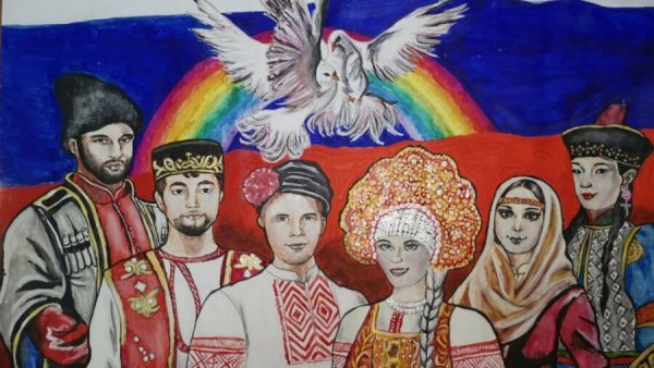 Рисунки ко Дню народного единства для школьников