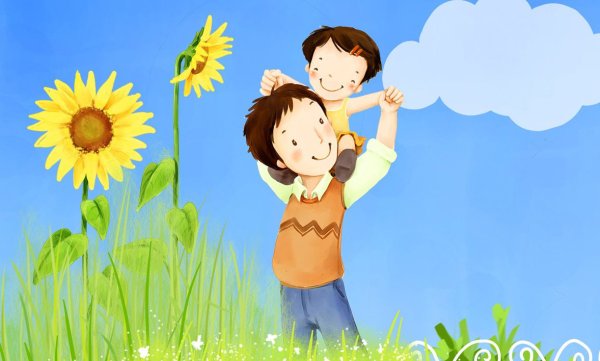 Фон для презентации семья и дети