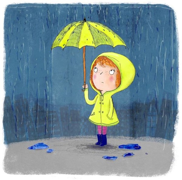 Дождь иллюстрация