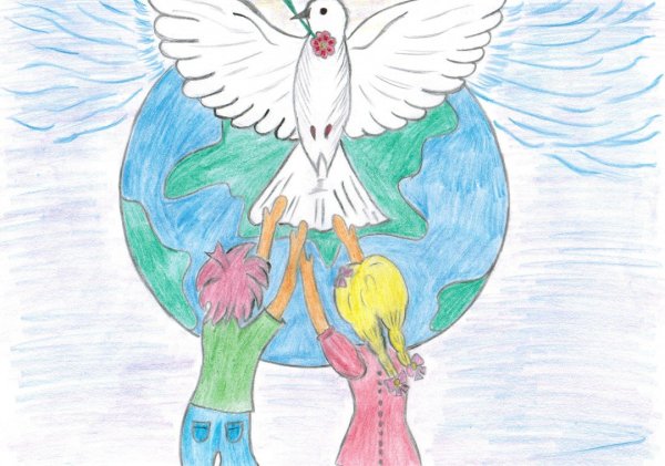 Рисунок на тему мира