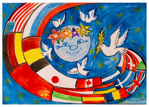 Рисование на тему мир