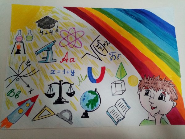 Рисунок на тему математика