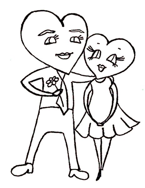 Рисунки на свадьбу легкие