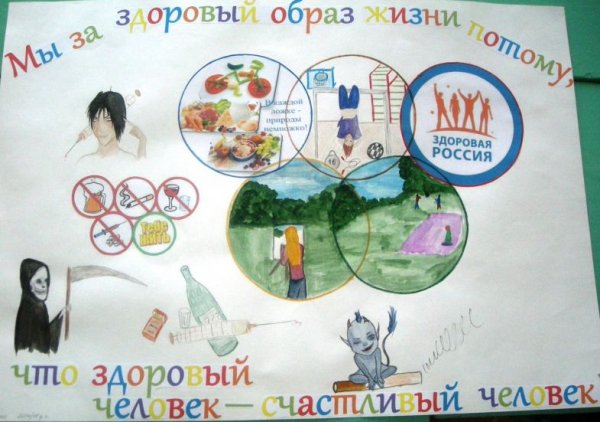 Стенгазета здоровый образ жизни