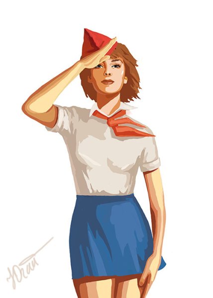 Советские пионерки