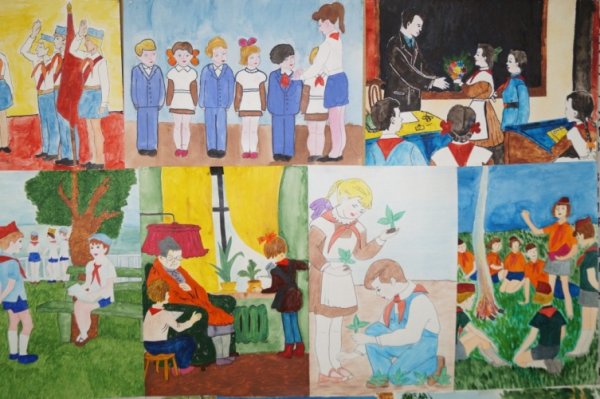 Рисунок ко Дню пионерии