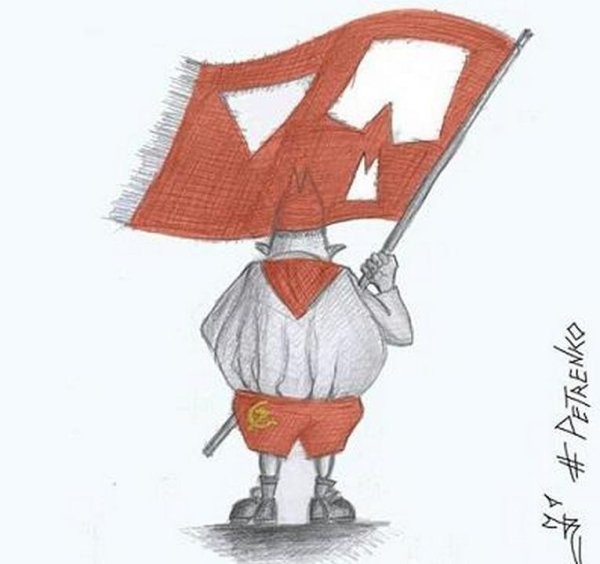 Пионер карикатура