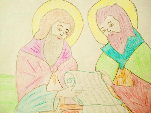 День славянской письменности рисунки