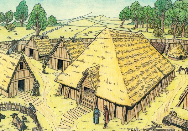 Деревня раннего средневековья