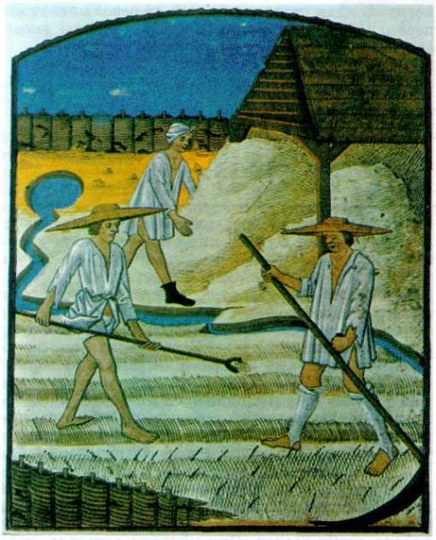 Земледелец в средневековье