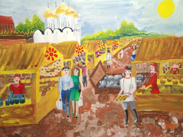 Ярмарка рисунок