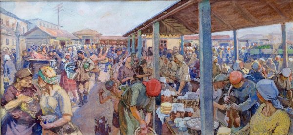 Маковский толкучий рынок в Москве